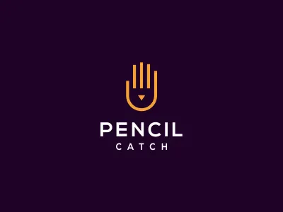 Pencil Catch art awesome clever creative genius idea inspiration line simple smart
