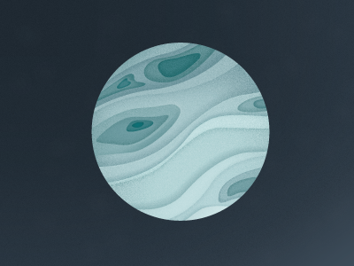 Contoured Planet blue contour planet sky space