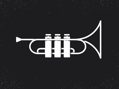 TOOT horn illustration line shadow texture trumpet