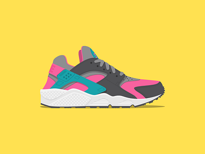 Nike Air Huarache Hyper Pink huarache nike sneaker