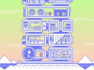 Base Mock-up game ios iphone sci fi space