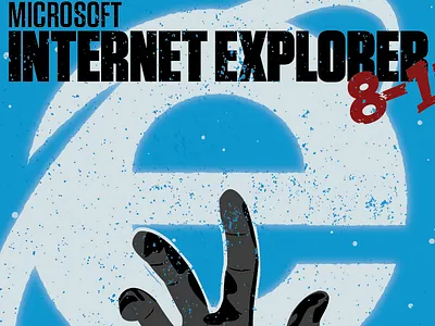 Walking dead Internet Explorer poster grunge ie internet explorer moon walking dead zombie