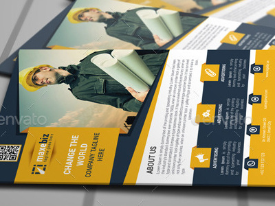 Corporate Flyer Template corporate creative design flyer flyer design graphic idea innovation modern multipurpose print ready