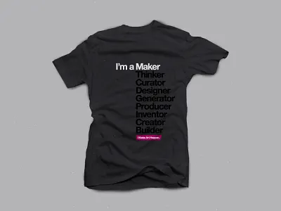 Maker Shirt apparel design helvetica shirt tee