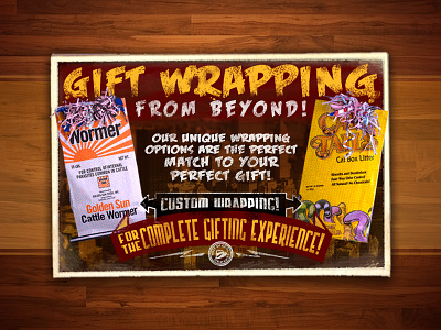 Hobbs Gifting Promotion advertising digital content graphic design illustration instructions marketing content retro vintage