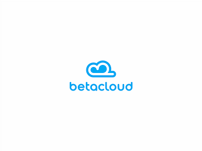 Betacloud beta branding cloud design file hosting logo sky space storage transfer upload