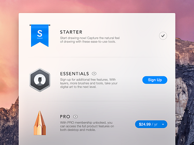 SketchBook Membership icon membership sketchbook yosemite