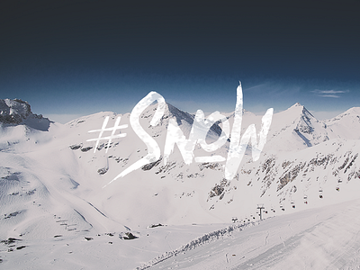 #snow brush font identity letter lettering logo logotype retro typeface typo typography vintage