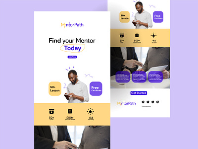 MentorPath - weekly Email newsletter branding graphic design ui