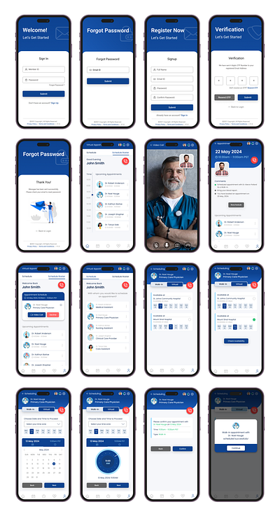 Healthcare Mobile App Design healthcare app healthcare mobile app design healthcare mockup healthcare ux design