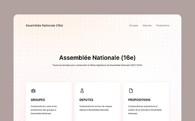 UI/UX Website Design background dots french gradient landing page modern texture ui uiux design ux web design website