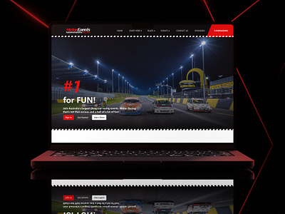 Motor Events Landing Page