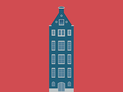 Amsterdam amsterdam architecture building clean illustration travel
