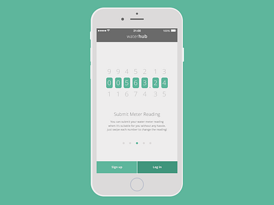 Waterhub App app app design bills clean house water