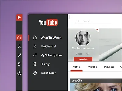 [ Concept ]Youtube App app concept sketch vector youtube