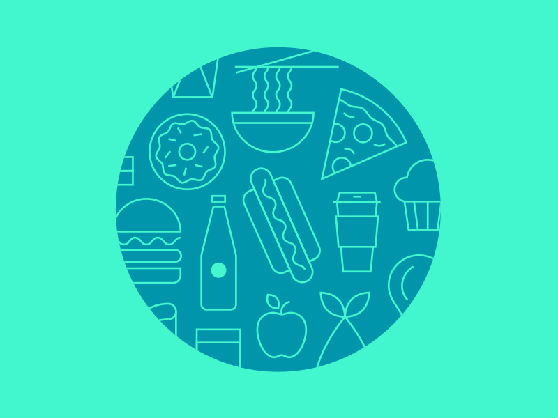 Illustrations - The Graveyard delivery icons illustration new york nyc vector