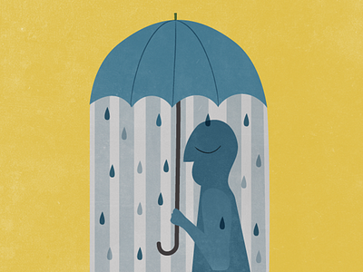 Illustration cnn depression editorial illustration