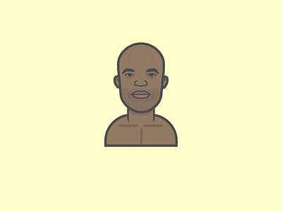 Silva anderson character design graphic illustration illustrator mma silva ufc vector