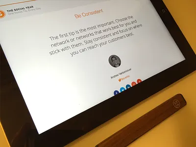 The Social Year daily social social media social tips tips ui ux