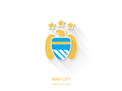 Manchester City badge flat logo manchester city minimalist premier league soccer