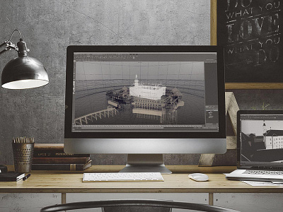 Zrinski Castle 3D & Graphics / Croatia 3d castle croatia graphic render visualization zrinski