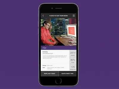 Flick App app app design film her movies