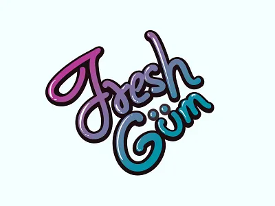 Fresh Gum Identity 3d branding flash identity interactive logo vector