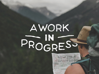 New Font Coming Soon bold font handmade outline thin type typeface typography