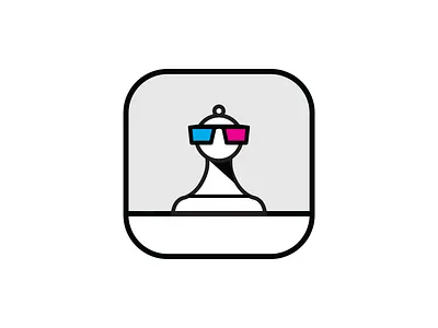 Eugene app chess glasses icon pawn