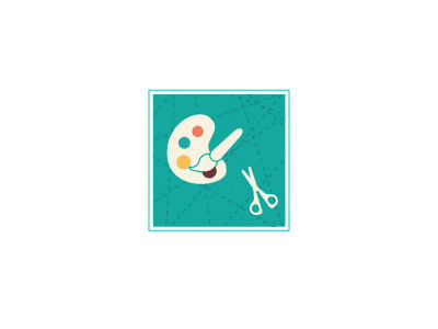 Art Craft Icon art art craft icon craft flat icon icon illustration