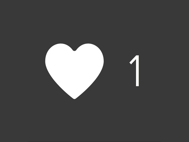 "Like" Animation animation framer framer js gif heart like