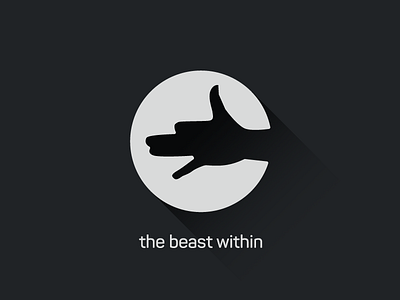 Beast beast dog flat hand shadow