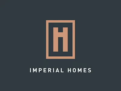 Imperial Homes branding builder homes logo property developer