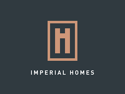 Imperial Homes branding builder homes logo property developer