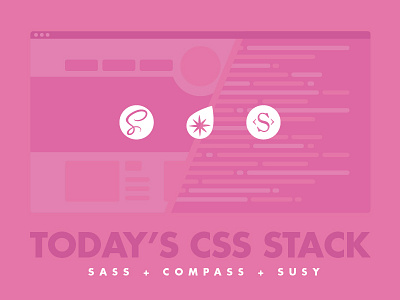 Today's CSS Stack compass css front end dev sass stack susy