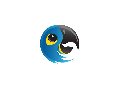 Macaw Logo app bird friendly icon logo macaw tech