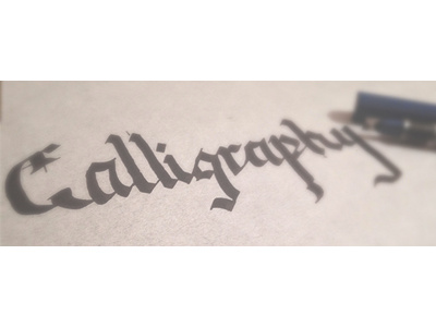 Calligraphy - Pilot 6.0mm Parallel Pen calligraphy