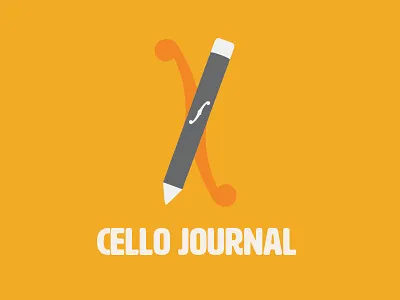 Cello Journal Blog - Logo - First Idea blog cello logo music