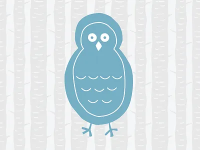 Owl Illustration illustration kids owl trees