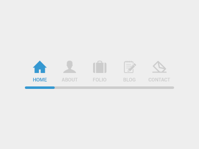 SlideMenu by Aaron Benjamin on Dribbble