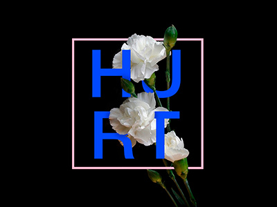 Feels and flowers: Hurt feel flower hurt letter