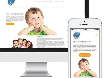 Website redesign prototype ios mobile redesign responsive web website