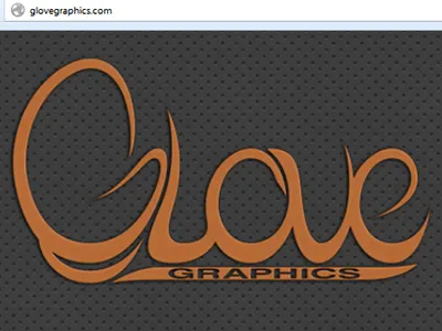 GloveGraphics Logo glovegraphics illustration logo design typography vector