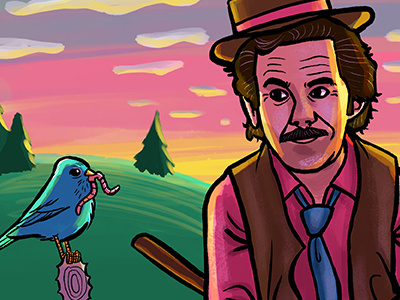 Paul F. Tompkins comedian comedian series funny illustration