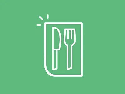 Dining Icon dining food fork knife napkin