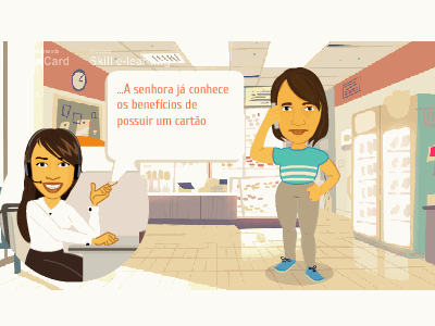 Itaú animation people video larning