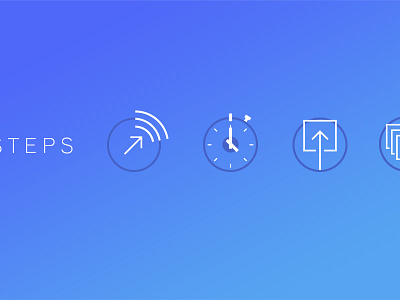 Process Icons design icon interface web