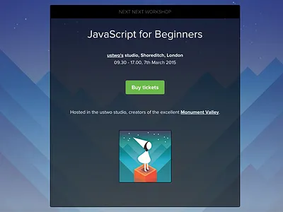 "JavaScript for Beginners" workshop