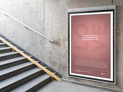 Love Poster branding graphic design poster