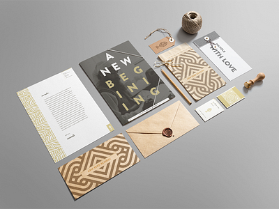 Stationery Dribbble branding graphic design identity stationery